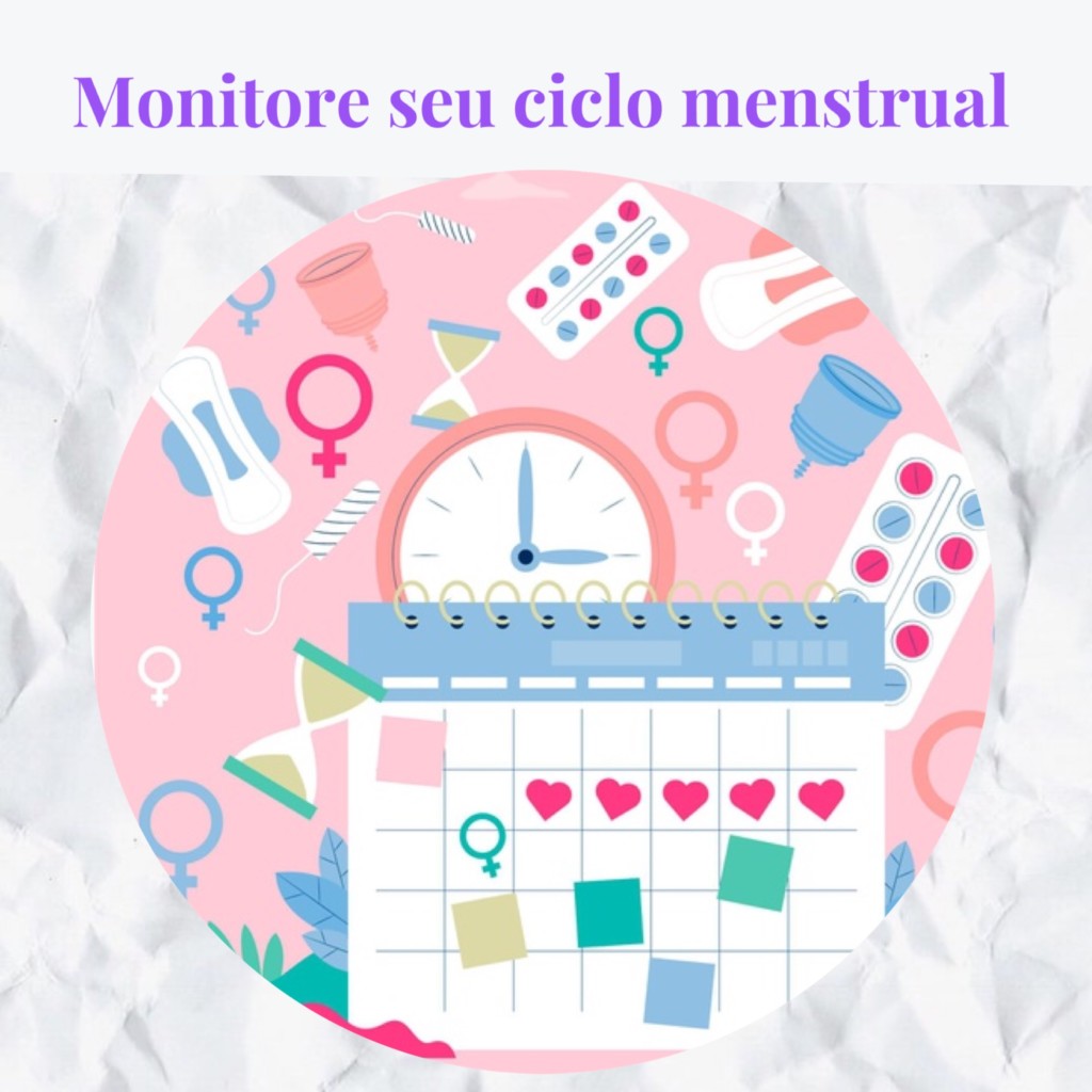Monitore sua cólica menstrual e fluxo